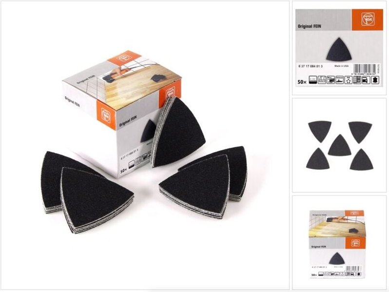 Fein Schleifblätter ungelocht Korn 100 50St., Schleifblatt für Klettbefestigung