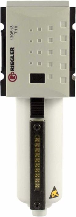 Aktivkohlefilter »futura«, Metallbehälter, Sichtrohr, bg 1, g 1/4 - Riegler