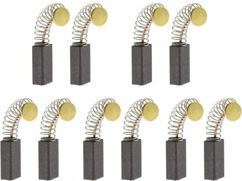 Triumphe 5 Paar universelle Ersatzkohlebürsten für Winkelschleifer und Exzenterschleifer