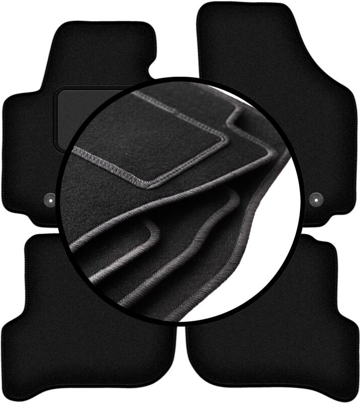 Thumbnail - Komplettset Veloursmatten für: Seat Altea XL Minivan (2006-08.2008)