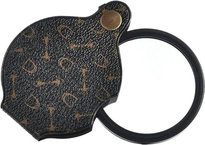 Zusammenklappbare Handlupe – 15-fache Vergrößerung – 70 mm Durchmesser – Taschenlupe
