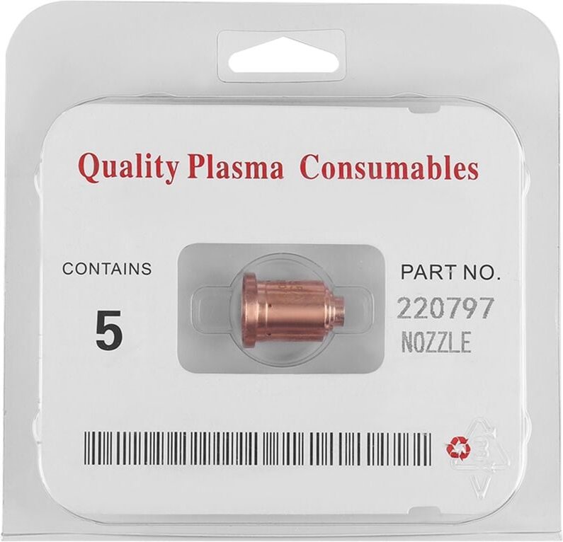 85a, Schneid- und effiziente Düse, für British Research, geeignet für Kohlenstoffstahl, Edelstahl, Aluminium, Kupfer.