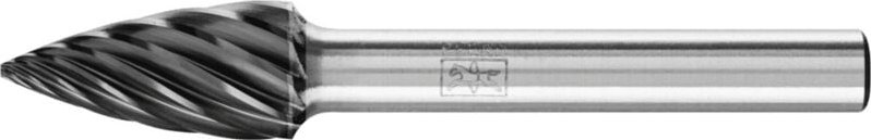 PFERD Hartmetall Hochleistungsfrässtift INOX Spitzbogen SPG Ø 10x20mm Schaft-Ø 6 mm HICOAT Edelstahl
