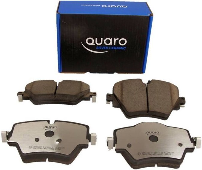 Quaro-Bremsbeläge. Bmw S. 2/x1 1,5-2,0 14- Quaro Silber Keramik