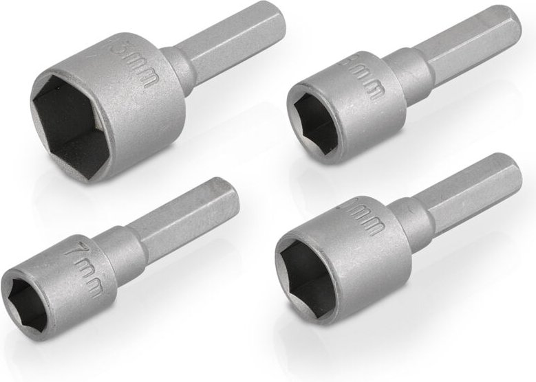 Steckschlüsseleinsätze 7/8/10/13 mm - 4 Stück Kreator