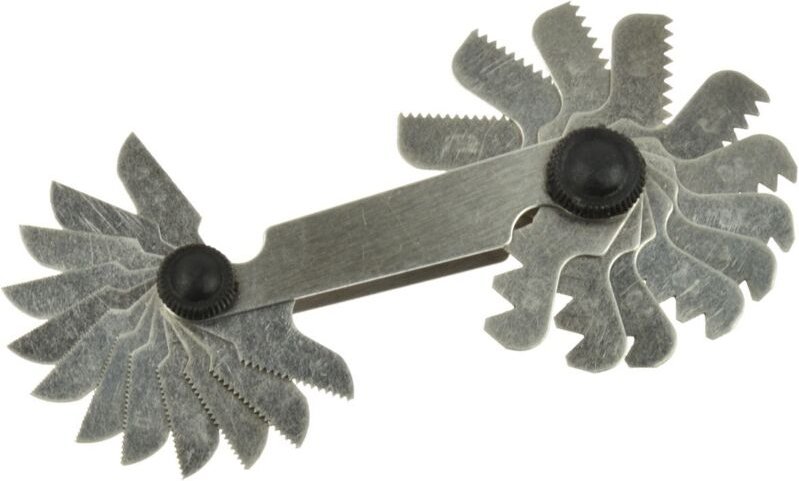 Gewindelehre - 24-teilige Gewindelehre M0,25-6mm G02737