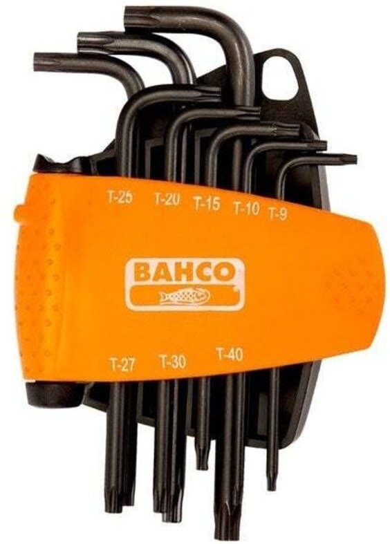 Satz mit 8 langen Torx-Stiftschlüsseln, 9-10-15-20-25-27-30-40 mm BAHCO