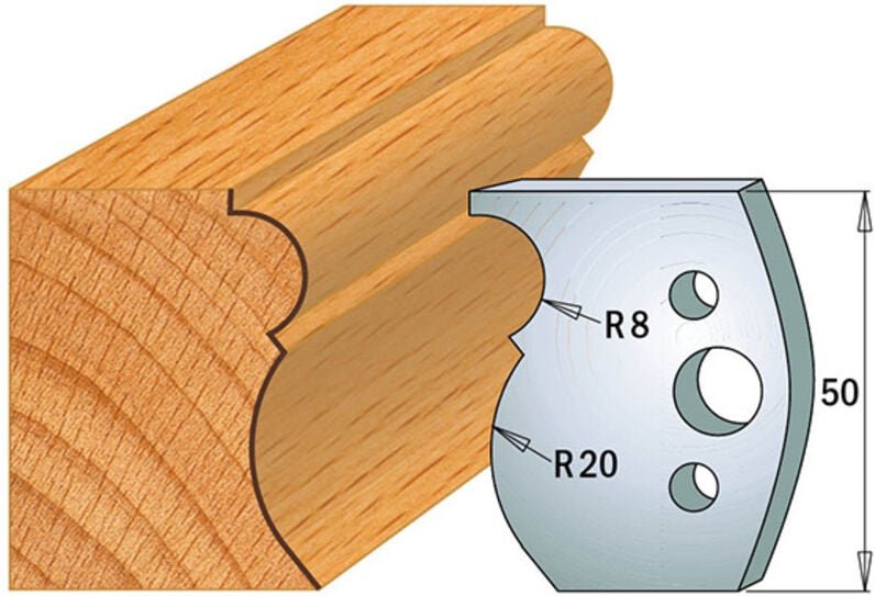 690.502 Paar Messer Kss50x4mm