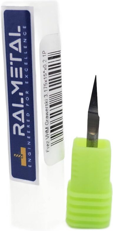 Vollhartmetall-Gravierfräser 3,175 x 15° x 0,2 1P