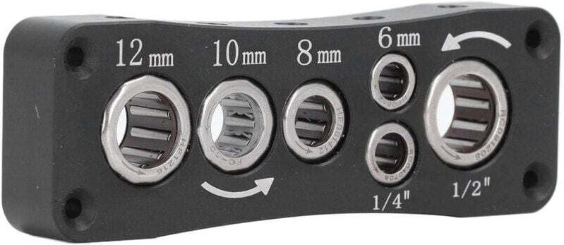 Fräser-Schraubstock, Fräser-Bithalter, funktioniert für 1/4, 1/2, 6 mm, 8 mm, 10 mm, 12 mm Schaft, Fräser-Bit-Organizer ...