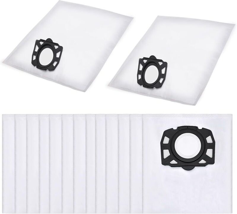 15 Staubsaugerbeutel, kompatibel mit Kärcher Staubsaugerbeuteln WD2 Plus, Kärcher WD 3, WD 3 Akku, KWD 1, KWD 2, KWD 3, ...