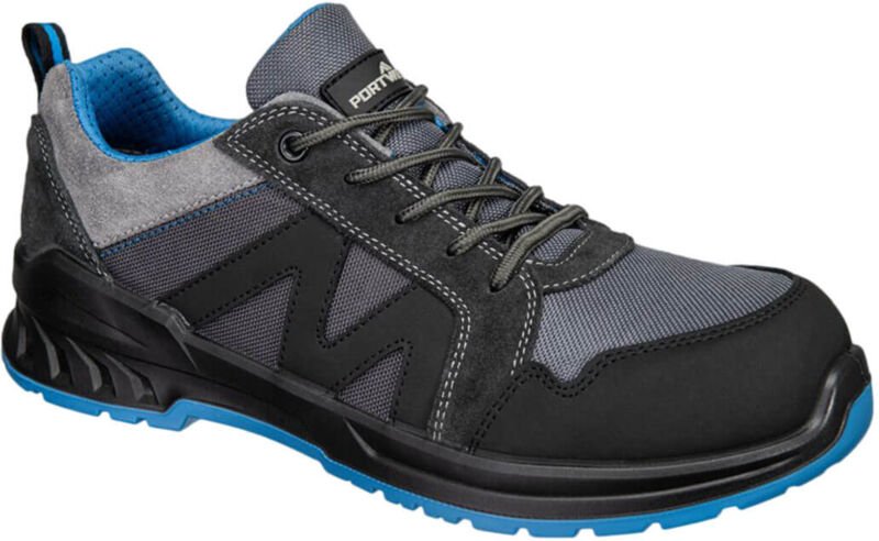 Composite-Schuh S1ps Sr Fo - Größe 43 - Schwarz/Blau - Portwest