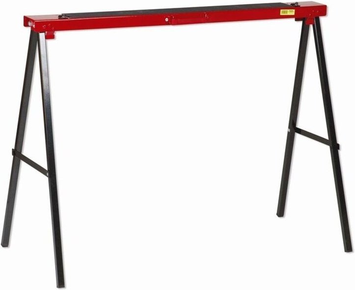 PIHER klappbarer Montagebock bis 150kg Höhe 78 cm Auflagenbreite 10 cm Füße einzeln in der Höhe verstellbar