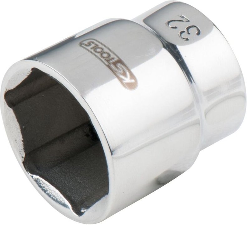 Ks Tools edelstahl 3/4' 6kant-Stecknuss, 17mm - 964.3417