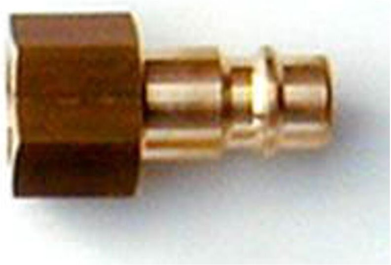 Stecknippel, ig 1/4, Messing, 1 Stk. Packung - sb - Elmag