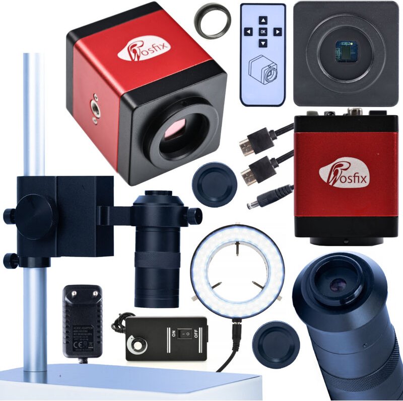 Digitales Mikroskop Für Elektronik Mit Fullhd-Kamera Red Draco Illuminant 4in1