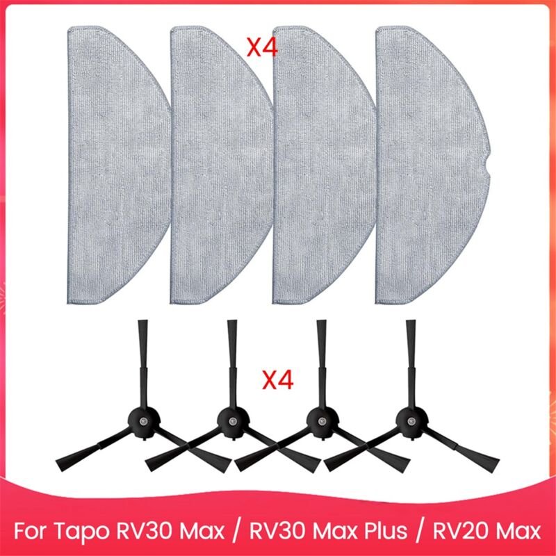 Für RV30 Max Ersatzteile Seitenbürste Wischtuch