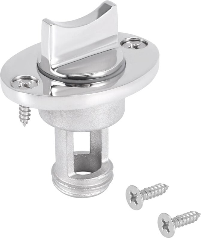 Ovaler Garboard Ablass Stopfen Marine 316 Edelstahl Passt 1 Loch Boots mit Schrauben