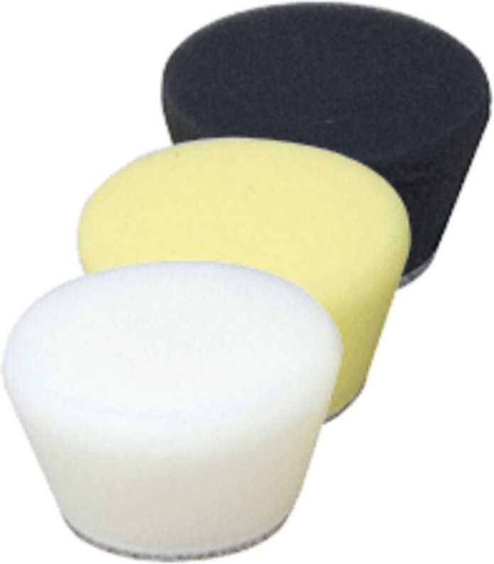 Proxxon - Polierschwamm konisch ø 50 mm, weich (schwarz), 2 Stück - 29092