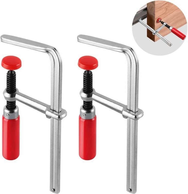 Vtizikl Serre Joint Rail de Guidage 2 Pièces 160x60mm pour Rail de Guidage MFT et Système de Rail de Guidage, Force de S...