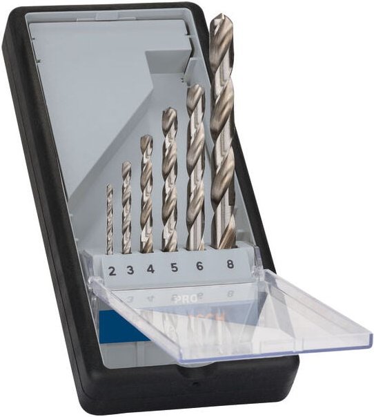 Pro Metal hss-g Spiralbohrer Set,6S - 2607010529 - Bosch