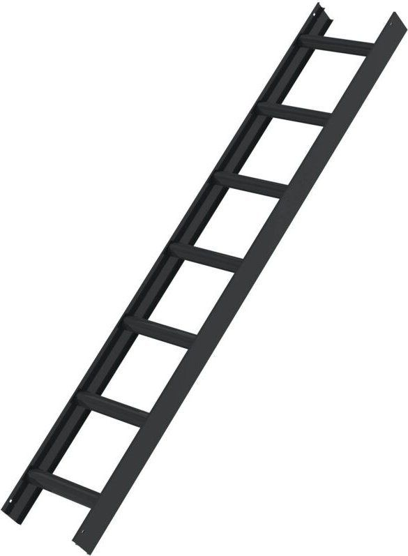 Günzburger Steigtechnik - Dachleiter anthrazitgrau 7 Sprossen - 011197
