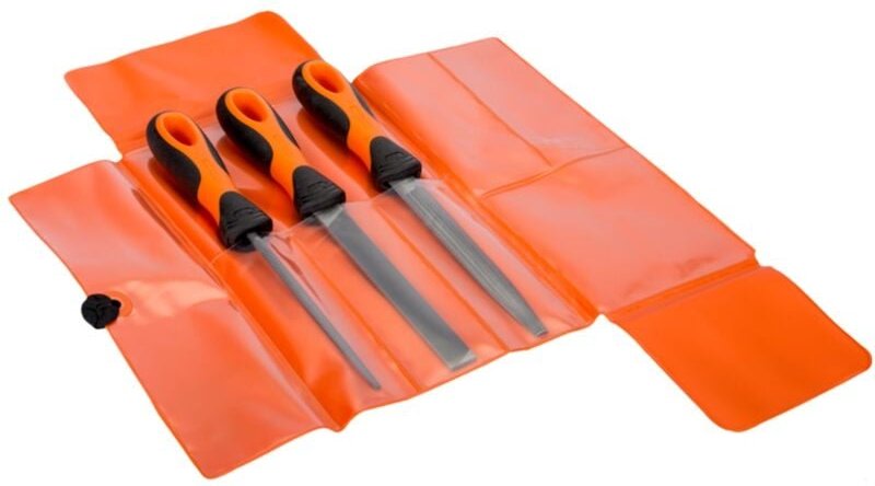 Bahco ERGO-Feilensatz, Halbschlicht 150 mm - 3-tlg., Hieb 2