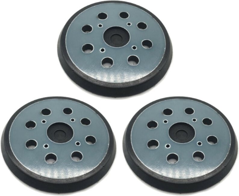 Trade-Shop Klett Schleifteller / Stützteller / Haftteller / Polierteller 125mm 8 Löcher Ersatz für Einhell aeg Milwaukee...