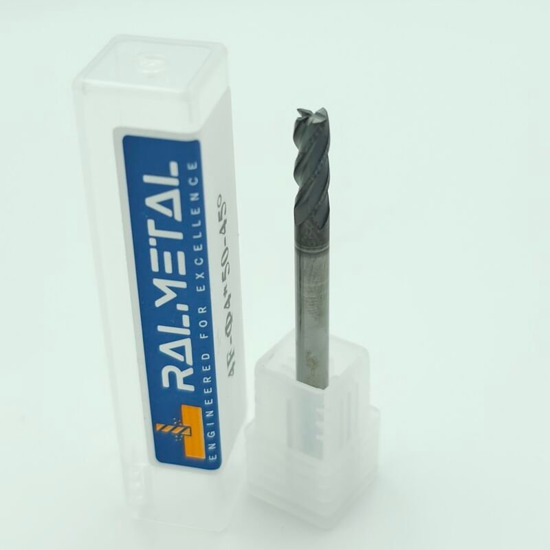 Vollhartmetall-Fräser 4 x 11 x 50 4 Schneiden AITiN 45HRC