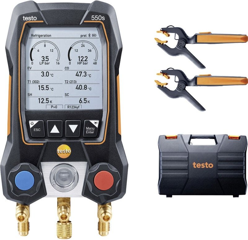 Testo - Kältemittel-Messgerät 550s Smart Set
