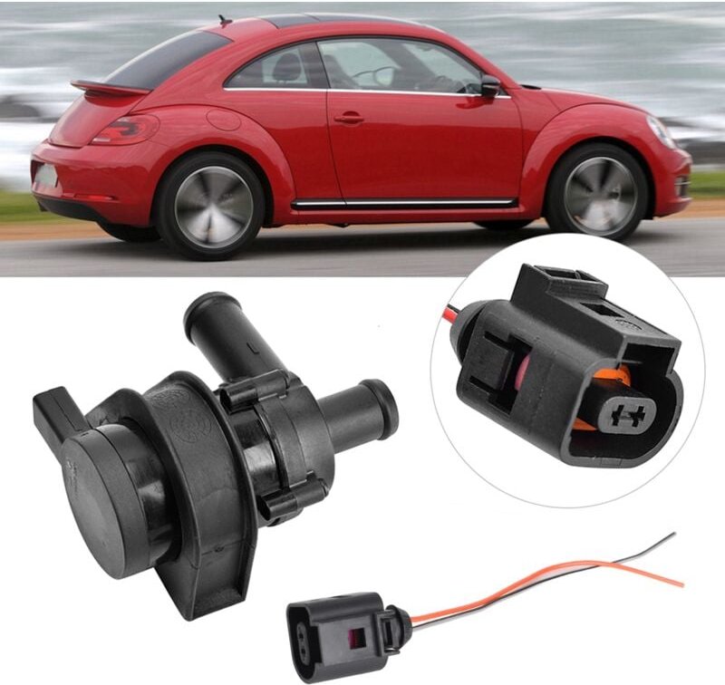 Auto Zusatzwasserpumpe, Auto Wasserpumpe Hilfspumpe 1K0965561J Ersatz für Beetle Octavia