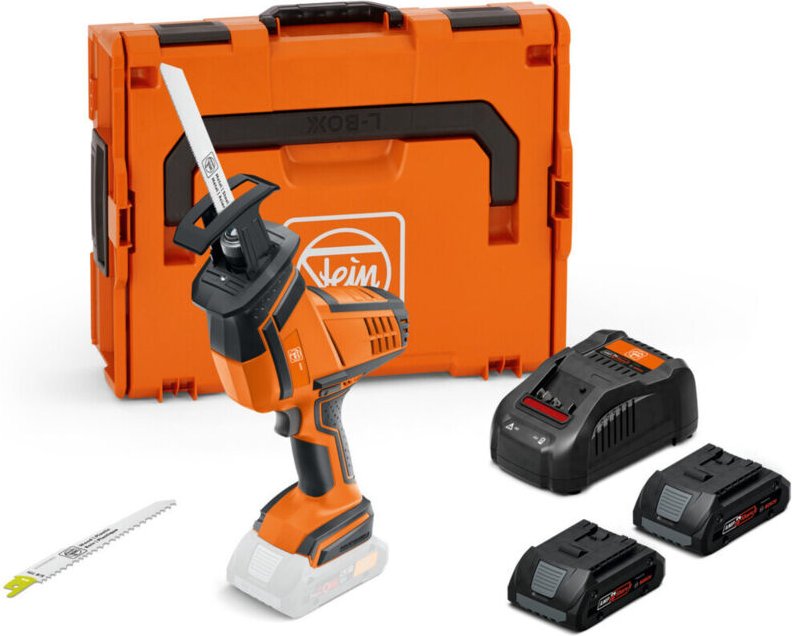 Fein - Kompakte Akku-Säbelsäge asas 18-21 k as Set 2 x 4 Ah - 71330162000