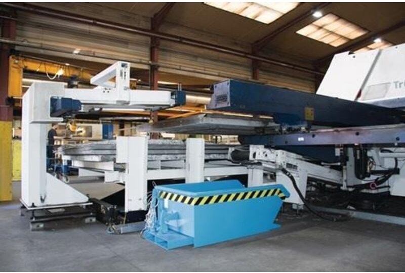 Bauer Mini-Kippbehälter MGU 610, lackiert, Mausgrau