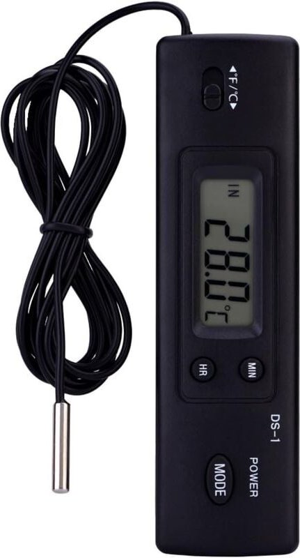 Thumbnail - Memkey - Thermometer lcd Digital Temperaturmesser Luftfeuchtigkeitsmessung Kabelgebundener Sondensensor für Kühlschrank ...