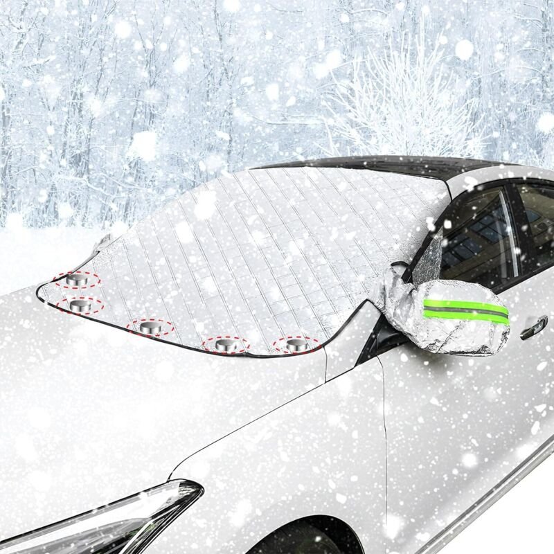 Winter-Windschutzscheibenschutz, magnetischer Front-Windschutzscheiben-Frostschutz, Auto-Windschutzscheibenabdeckung, ge...