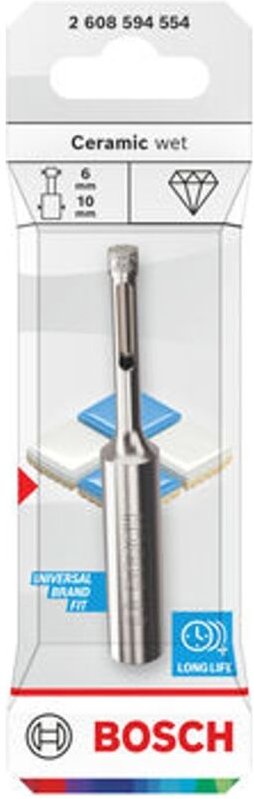 Bosch Nassbohrer Ceramic wet, 6 x 10 x 30 mm