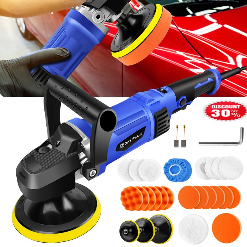 Profi Poliermaschine Polierer Schleifmaschine 5000 Watt 2800-5800 U/min 6 Speeds