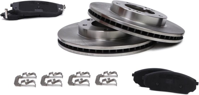 Bremsscheiben-Beläge-Satz Vorne Kia Sorento I (Jc)