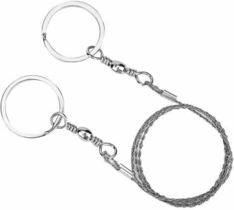 68 cm lange Drahtsäge aus Edelstahl für den Outdoor-Einsatz, tragbare Drahtsäge