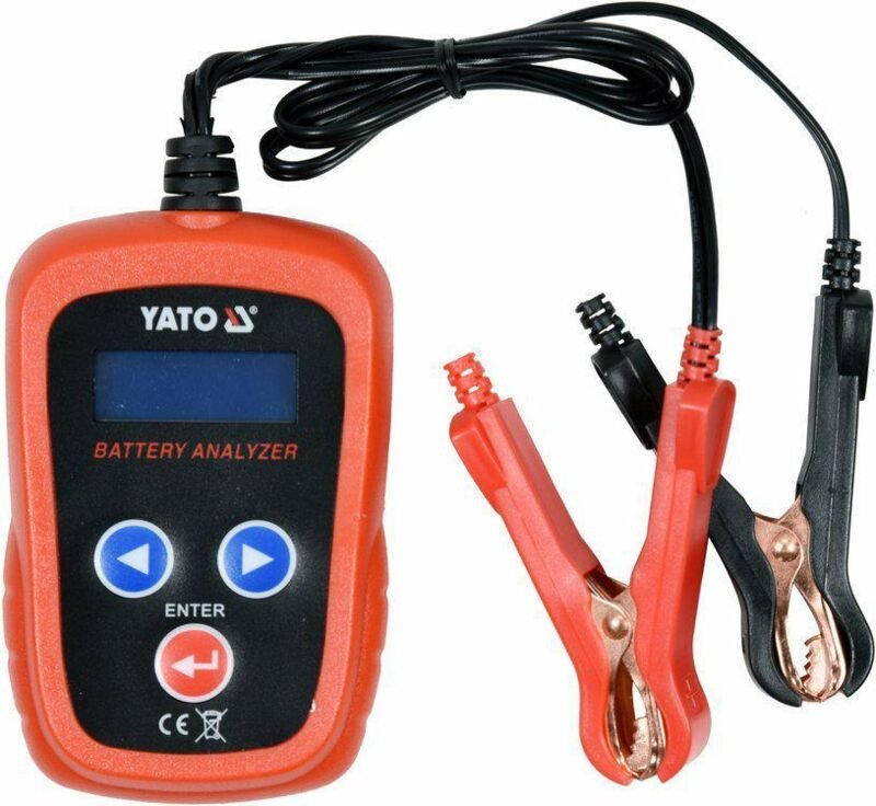Yato YT-83113 Leistungs- und Batteriemessgerät Schwarz, Rot