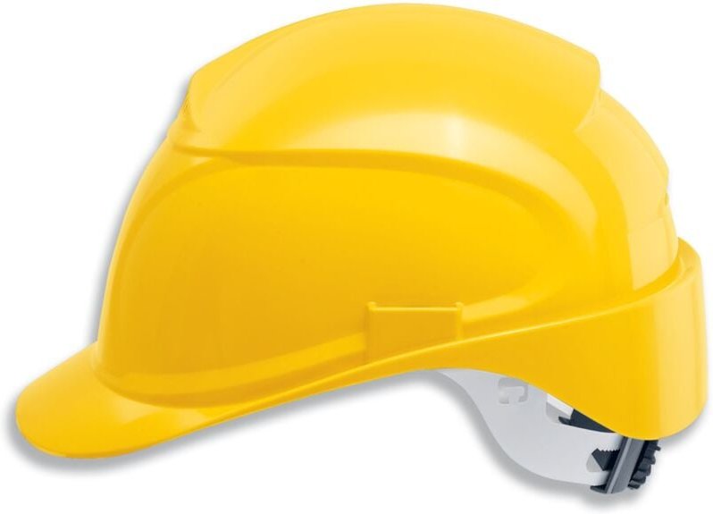 Uvex Airwing B-WR Schutzhelm - Belüfteter Arbeitshelm für die Baustelle - Blau: Grün