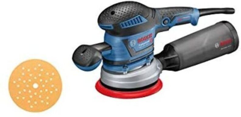 Bosch Professional GEX 40-150 - Exzenterschleifer (400 W, Mikrofilter, Teller Ø 150 mm, im Karton)