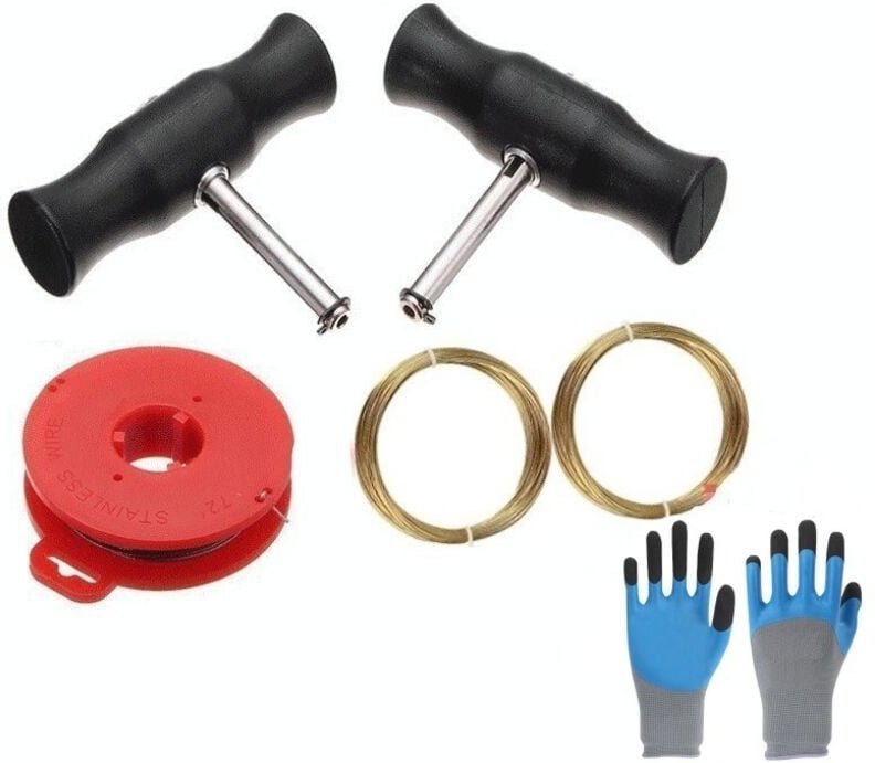 5-teiliges Universal-Windschutzscheiben-Ausbauwerkzeug-Set, Windschutzscheiben-Reparaturset, 2 Windschutzscheiben-Ausbau...