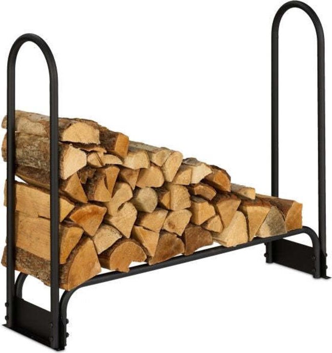 Holzregal aus metall 110 cm 8