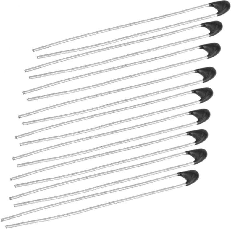 10 Stück MF52 NTC elektronisches Bauteil hochpräziser Thermistor-Temperatursensor mit 30mm Kabel (10K-B3435-L30)