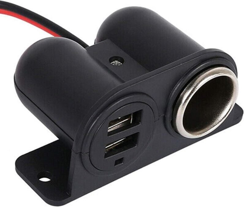 USB-Zigarettenanzünder-Buchse, 12 v, 24 v, 3,1 a, Zigarettenanzünder-Splitter mit Dual-USB-Steckdose, für Auto, lkw, Woh...