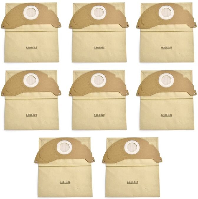 8 Stück Staubsaugerfilter-Staubbeutel für A2004 WD2, Modell