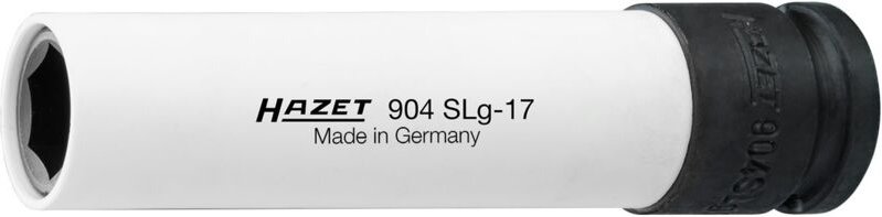 Schlag-, Maschinenschrauber Steckschlüsseleinsatz, extralang 904SLG-17, 1/2 (12,5 mm) Vierkant hohl, Außen Sechskant-Tra...