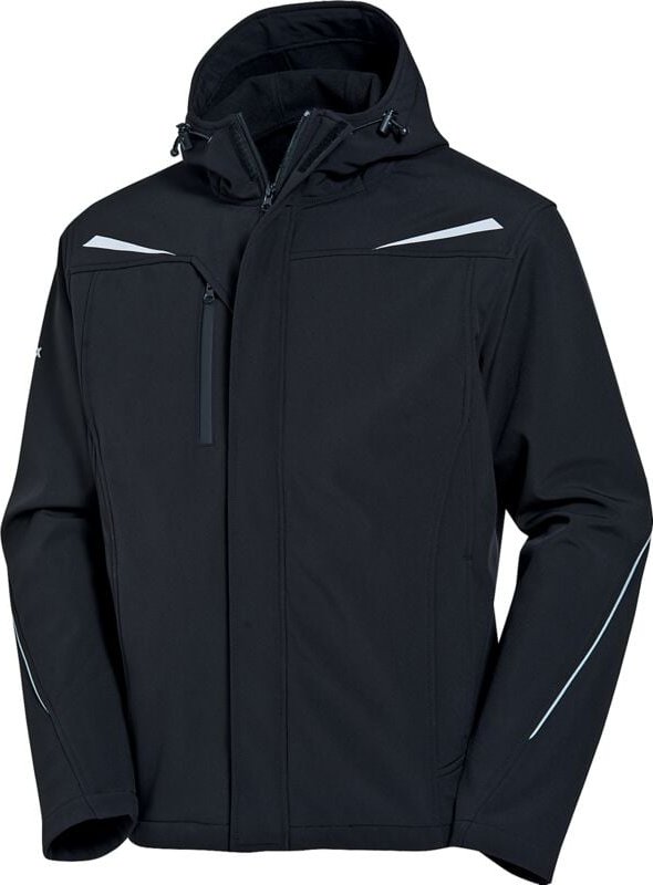 Uvex Synexxo Herren-Arbeitsjacke - Schwarze Männer-Softshelljacke - Sehr Atmungsaktiv: XS