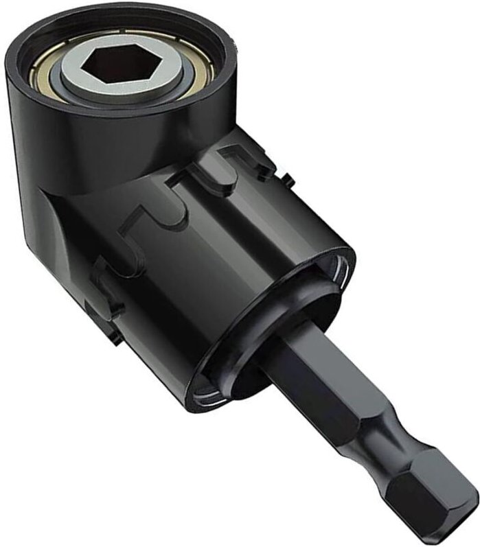 105° Winkel-Schraubendreheraufsatz, professioneller Adapter, rechtwinkliger Stahlwinkel-Schraubendreher-Verlängerungsboh...